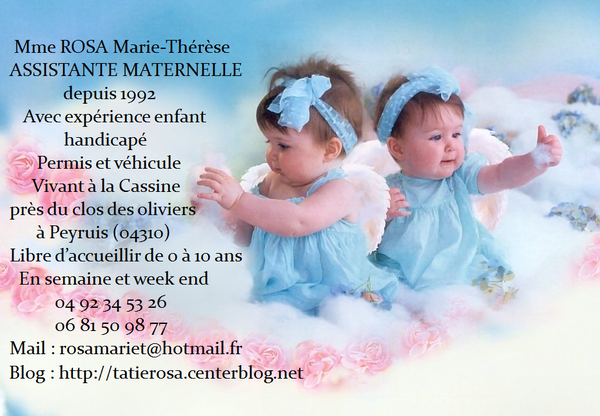 Cartes de visite Assistante maternelle